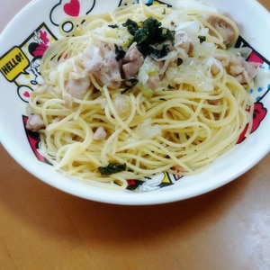 おうちパスタ屋♡ねぎ塩鶏パスタ